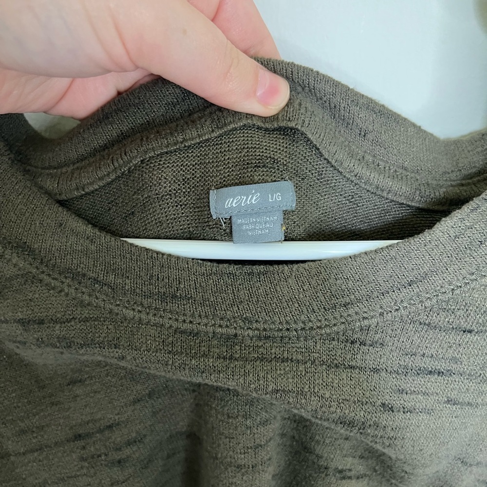 Aerie Olive Sweater - Picture 3 of 4